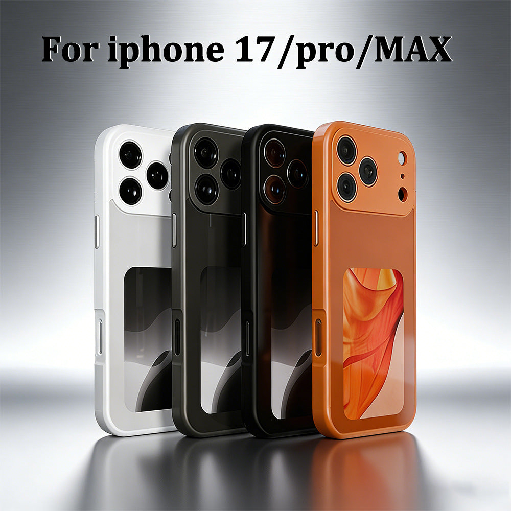 HD 4-Color E-lnk Screen AI Phone Case for iPhone 17 / Pro / Max|غطاء هاتف ذكي بشاشة حبر إلكتروني ملونة HD بأربعة ألوان
