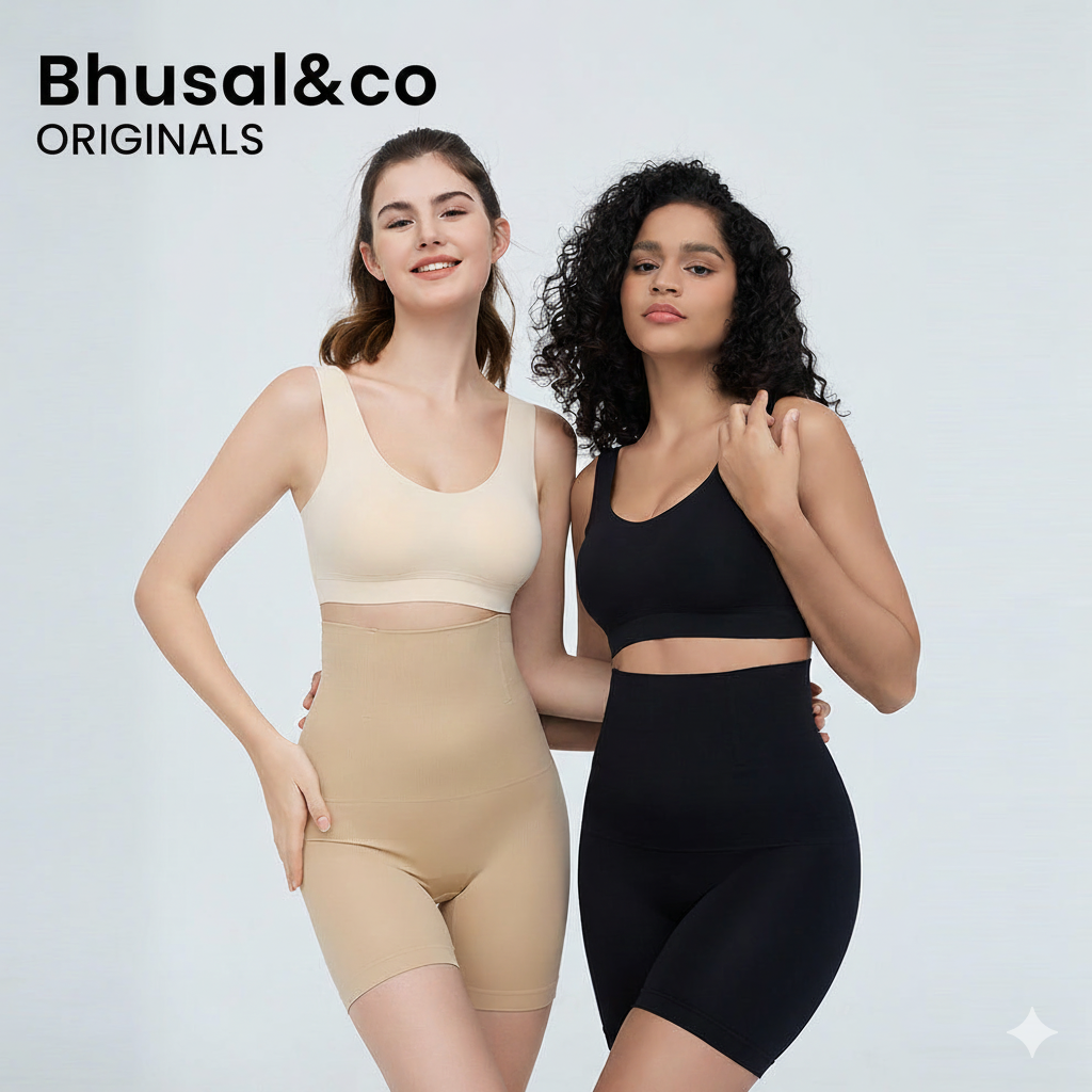 Bhusal&Co Women's Tummy Control Shaper Shorts