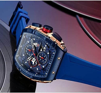 Mini Focus Fashion Hollow Big Dial Watch | ساعة ميني فوكس العصرية ذات المينا الكبيرة المجوفة