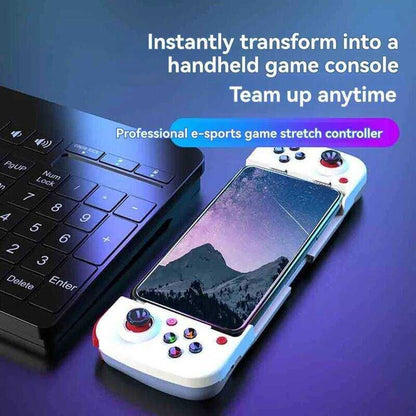 Mobile Gaming Controller RGB Light Phone Stretching Gamepad | وحدة تحكم الألعاب المحمولة