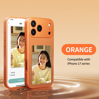 HD 4-Color E-lnk Screen AI Phone Case for iPhone 17 / Pro / Max|غطاء هاتف ذكي بشاشة حبر إلكتروني ملونة HD بأربعة ألوان