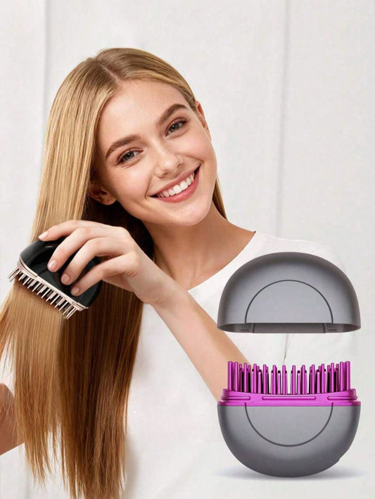 Mini Cordless Hot Comb Wireless Heating Hair Straightening | مشط لاسلكي صغير
