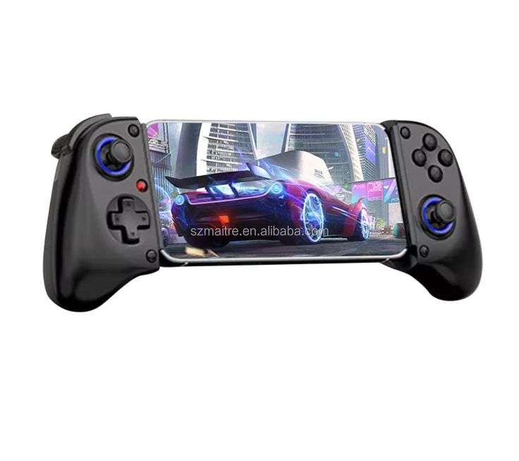 Mobile Gaming Controller RGB Light Phone Stretching Gamepad | وحدة تحكم الألعاب المحمولة
