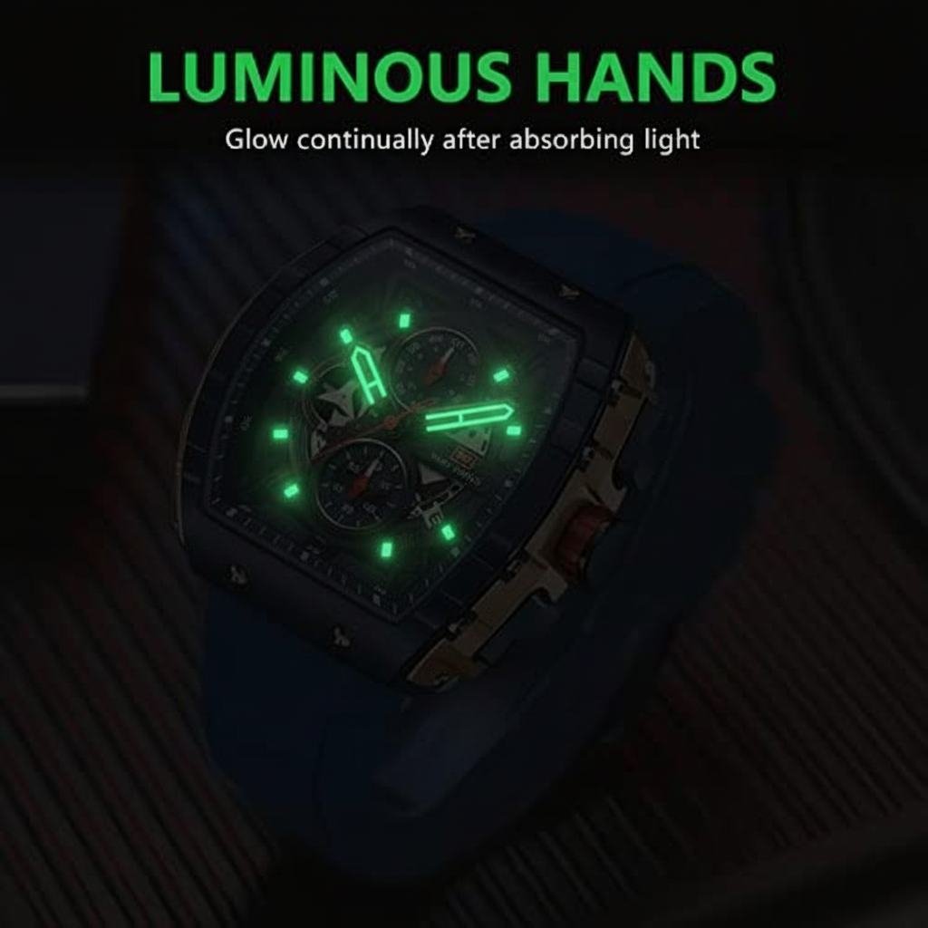 Mini Focus Fashion Hollow Big Dial Watch | ساعة ميني فوكس العصرية ذات المينا الكبيرة المجوفة