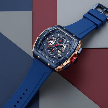 Mini Focus Fashion Hollow Big Dial Watch | ساعة ميني فوكس العصرية ذات المينا الكبيرة المجوفة