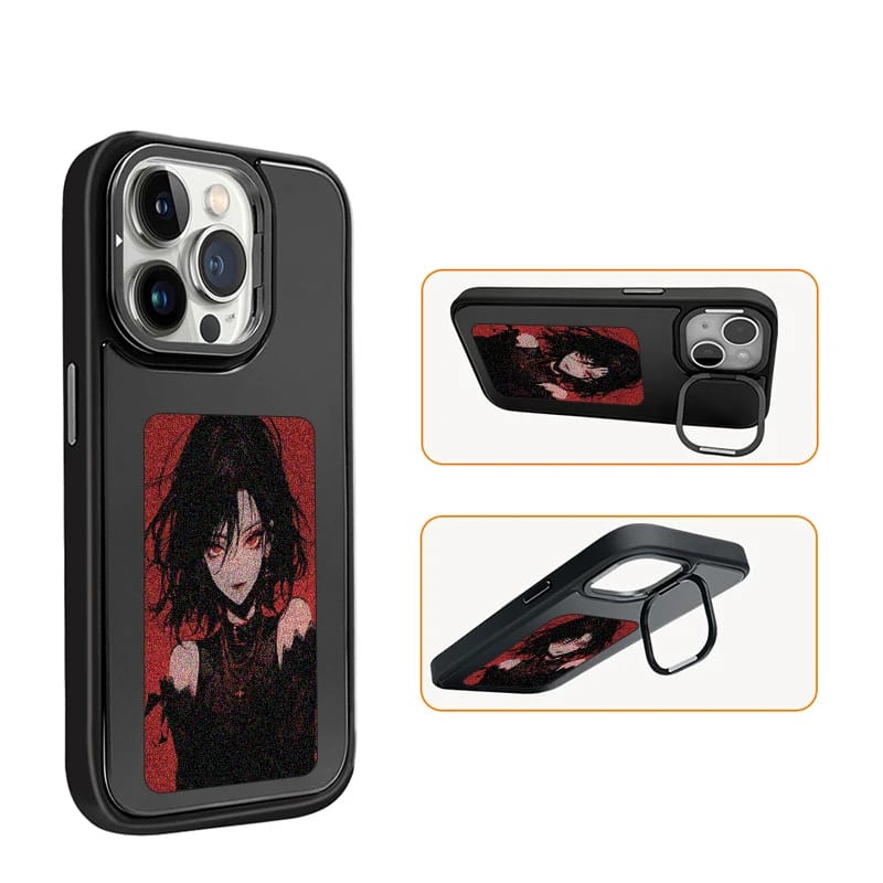 AI  E Ink Phone case Screen DIY Wallpaper for iPhone 13 14 15 Pro Max | جراب هاتف AI E LINK