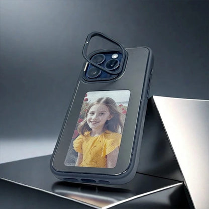 AI  E Ink Phone case Screen DIY Wallpaper for iPhone 13 14 15 Pro Max | جراب هاتف AI E LINK